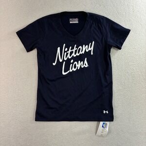 Under Armour Penn State T Shirt Youth M Blue Nittany Lions Heatgear Athletic NWT